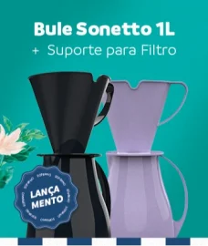 Bule Térmico Sonetto 1l e Suporte para Filtro de Café 103