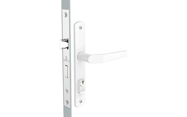 FECHADURA POPLINE RETA EXT BRANCO ESP15 20X53 PY45 - Soprano