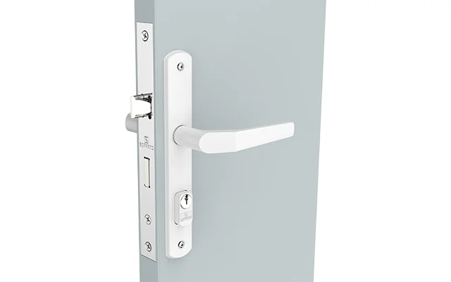 FECHADURA POPLINE RETA EXT BRANCO ESP15 20X53 PY45 - Soprano