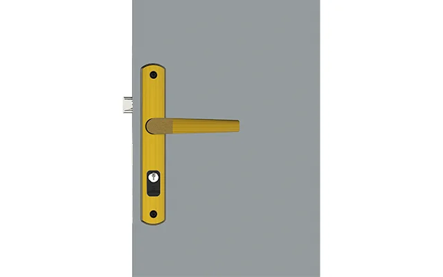 FECHADURA POPLINE RETA EXT ANTIQUE BRASS ESP15 20X53 PY45 - Soprano