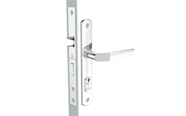 FECHADURA POPLINE RETA EXT CROMADO ESP15 20X53 PY45 - Soprano