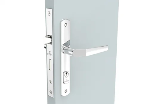 FECHADURA POPLINE RETA EXT CROMADO ESP15 27X53 PY45 - Soprano