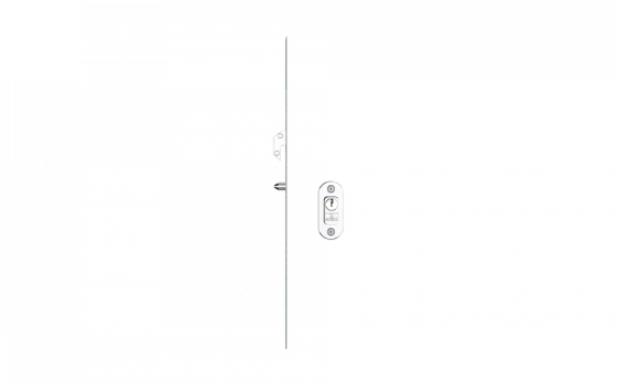 FECHADURA PORTA CORRER EXT CROMADO ROS37 BR45 PY45 - Soprano