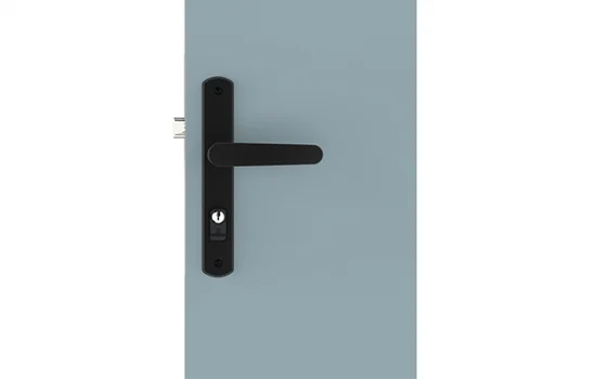 FECHADURA IPANEMA RETA EXT PRETO FOSCO ESP15 27X53 PY45 - Soprano