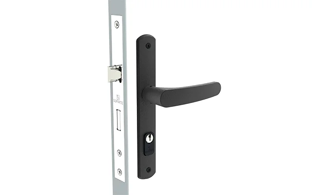 FECHADURA IPANEMA RETA EXT PRETO FOSCO ESP15 27X53 PY45 - Soprano