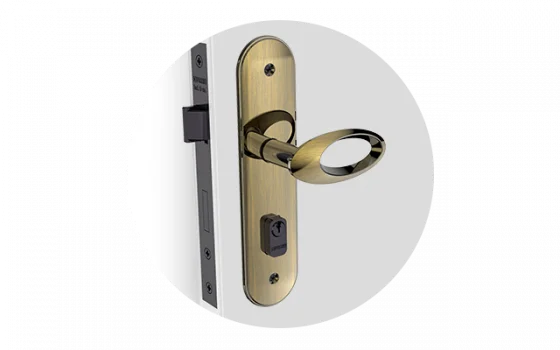 FECHADURA OPEN GOLF EXT ANTIQUE BRASS ESP43 40X53PY53