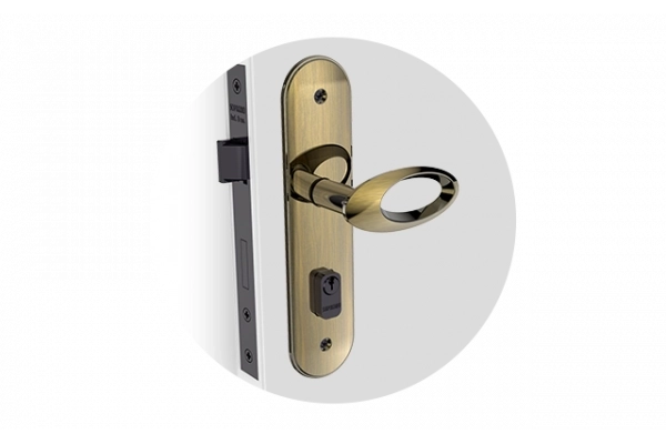 20クラウン FECHADURA OPEN GOLF EXT ANTIQUE BRASS ESP43 40X53PY53