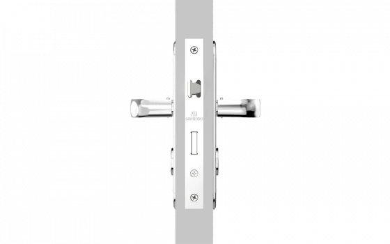 FECHADURA ICARO RETA EXT TETRA CROMADO ESP43 40X53 TS53