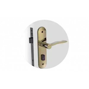 FECHADURA HORUS RETA EXT ANTIQUE BRASS ESP43 40X53 PY53