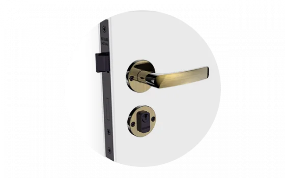 FECHADURA PALI RETA EXT ANTIQUE BRASS ROS23 40X53PY53 - Soprano