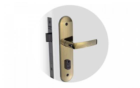 FECHADURA PALIWAY RETA EXT ANTIQUE BRASS ESP43 40X53 PY53 - Soprano