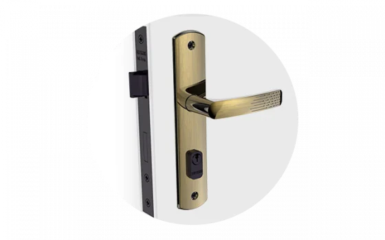 FECHADURA PALIWAY RETA EXT ANTIQUE BRASS ESP26 40X53 PY53 - Soprano