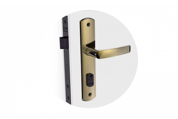 FECHADURA PALIWAY RETA EXT ANTIQUE BRASS ESP26 40X53 PY53