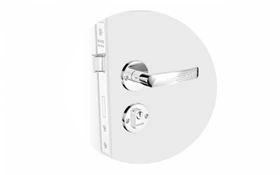 FECHADURA PALIWAY RETA EXT CROMADO ROS23 40X53 PY53 - Soprano