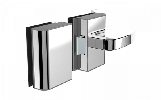 FECHADURA ELETRICA VIDRO 12V PY VV SM EXT RETA INOX POLIDO - Soprano