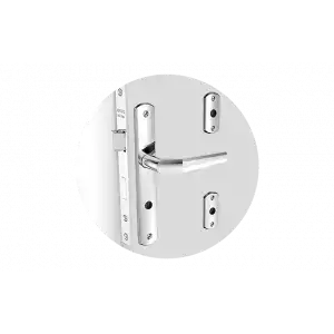 FECHADURA POPLINE EXT TRIO TETRA CROM ESP15 20X53C/OBT TE