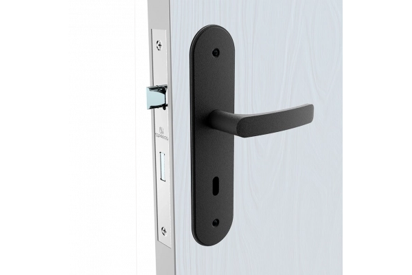 FECHADURA PALI RETA INT PRETO FOSCO ESP43 40X53