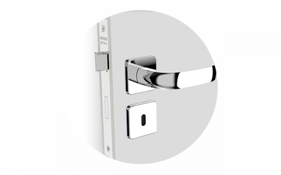 FECHADURA ICARO RETA INT CROMADO ROS24 40X53 - Soprano