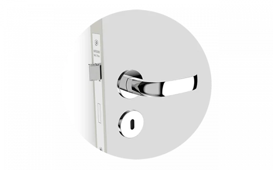 FECHADURA ICARO RETA INT CROMADO ROS22 40X53 - Soprano