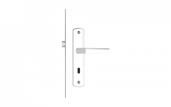 ♥sappi様♥ FECHADURA POPLINE RETA INT CROMADO ESP26 40X53