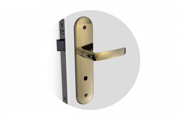 FECHADURA PALI RETA BAN ANTIQUE BRASS ESP43 40X53