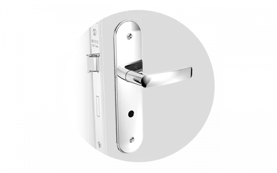 FECHADURA PALI RETA BAN CROMADO ESP43 40X53