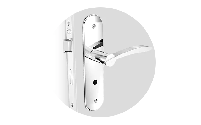 FECHADURA HORUS RETA BAN CROMADO ESP43 40X53
