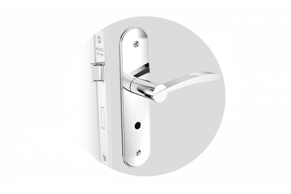 FECHADURA HORUS RETA BAN CROMADO ESP43 40X53