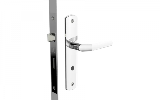 FECHADURA POPLINE RETA BAN CROMADO ESP26 40X53 - Soprano