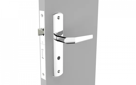 FECHADURA POPLINE RETA BAN CROMADO ESP26 40X53