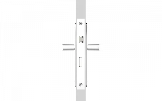 FECHADURA POPLINE RETA BAN CROMADO ESP26 40X53 - Soprano