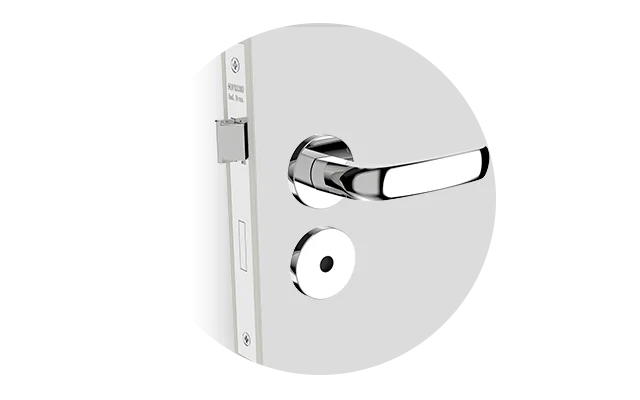 FECHADURA ICAROWAY RETA BAN CROMADO ROS22 40X53 FECHADURA ICAROWAY RETA BAN CROMADO ROS22 40X53