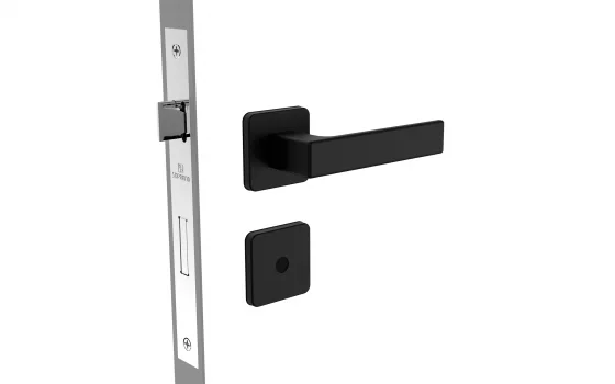 FECHADURA JUNO BAN PRETO FOSCO ROS24 55X70 - Soprano