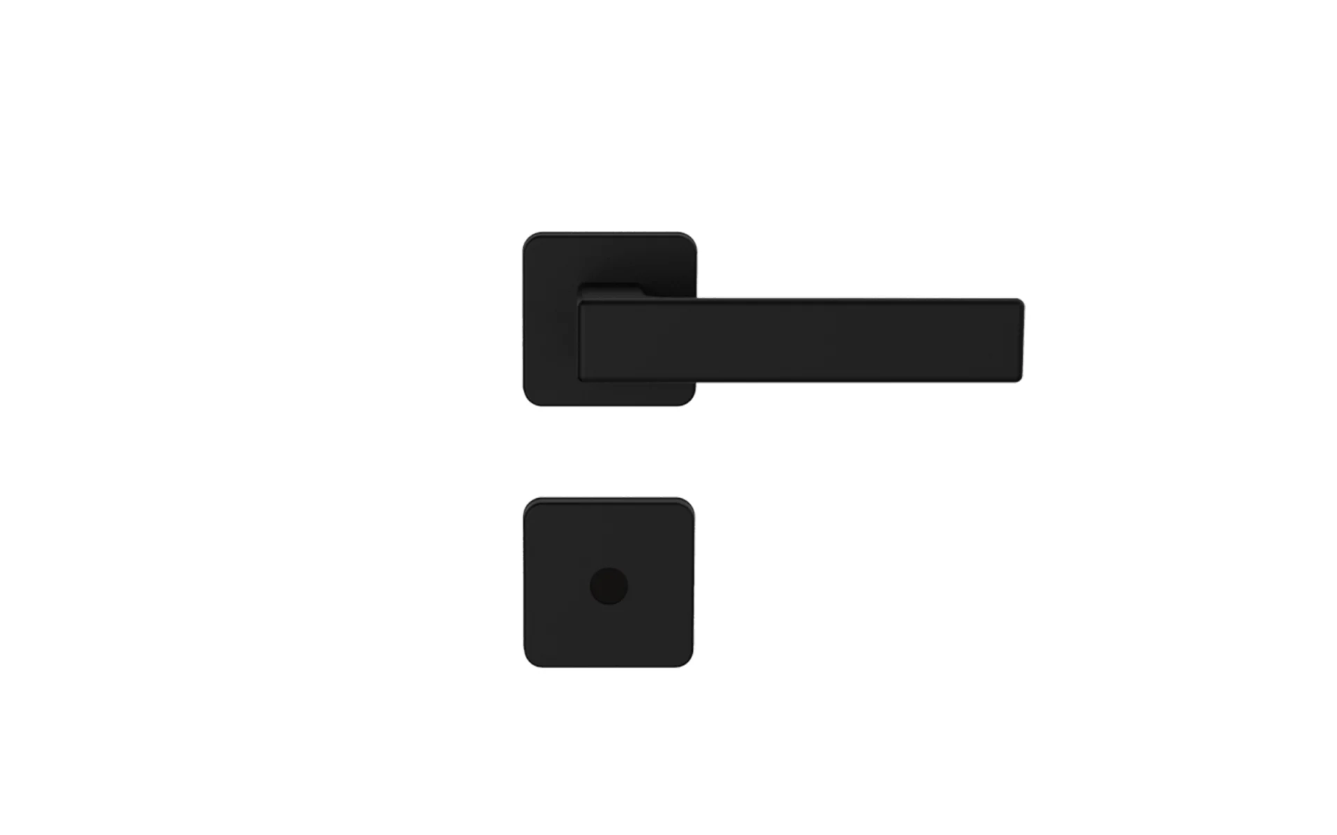 FECHADURA JUNO BAN PRETO FOSCO ROS24 55X70 - Soprano