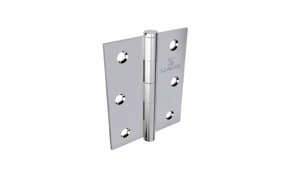 DOBRADICA MEDIA 3X2.1/2 INOX P S/ANEL RETO PINO CHATO - Soprano