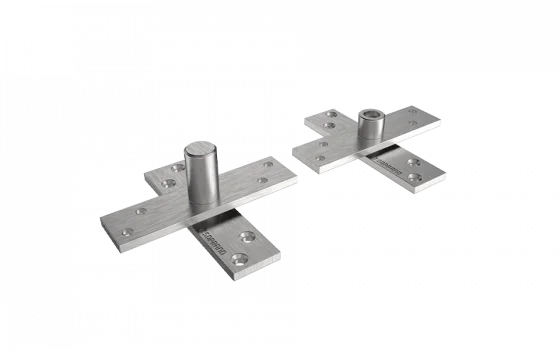 DOBRADICA PIVOTANTE C/ESFERA 150KG INOX ESCOVADO - Soprano