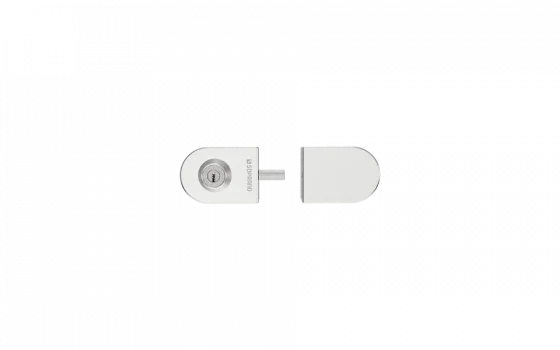 FECHADURA PRESSAO VIDRO PIVOTANTE VV 056 PK INOX ESCOVADO - Soprano