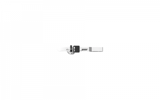 FECHADURA VITRINE 160MM CROMADO - Soprano