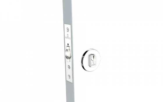 FECHADURA PIVOTANTE C/REGULAGEM EXT CROM ROS38 BR45 PY53 - Soprano