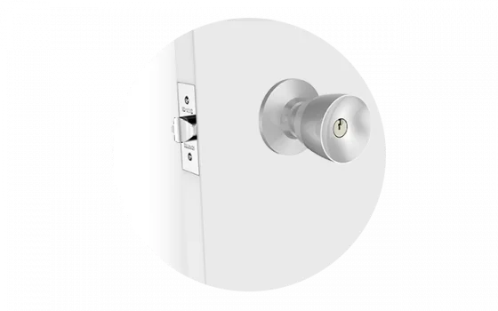 FECHADURA CILINDRICA TULIPA EXT INOX ESCOVADO BR90 PY - Soprano