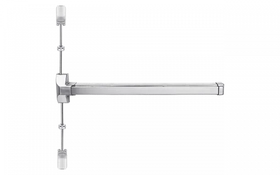 BARRA ANTIPANICO 2 PONTOS TRAVAMENTO TOUCH INOX ESCOVADO - Soprano