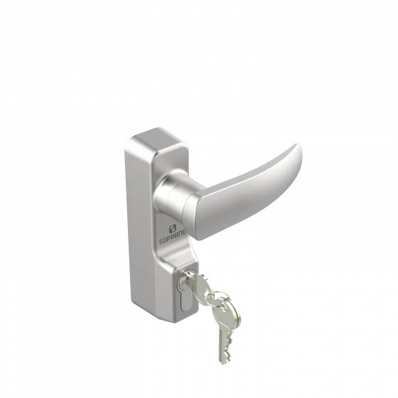 FECHADURA 5124 BARRA ANTI PANICO PRATA - Soprano