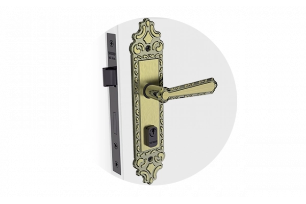 FECHADURA VENEZA RETA EXT COLONIAL ESP17 40X53 PY53