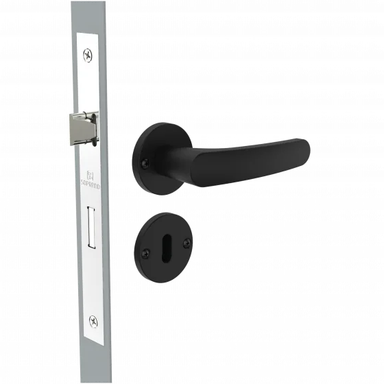 FECHADURA IPANEMA RETA INT PRETO ROS23 40X53 - Soprano