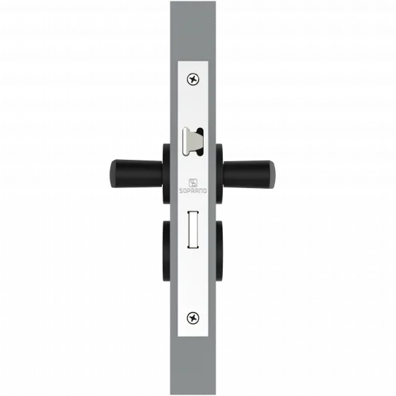 FECHADURA IPANEMA RETA INT PRETO ROS23 40X53 - Soprano