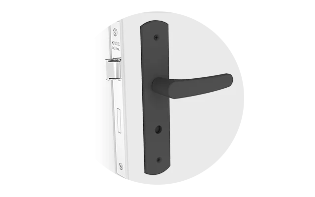 FECHADURA IPANEMA RETA BAN PRETO ESP27 40X53