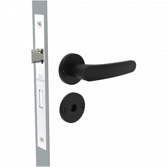 FECHADURA IPANEMA RETA BAN PRETO ROS23 40X53 - Soprano