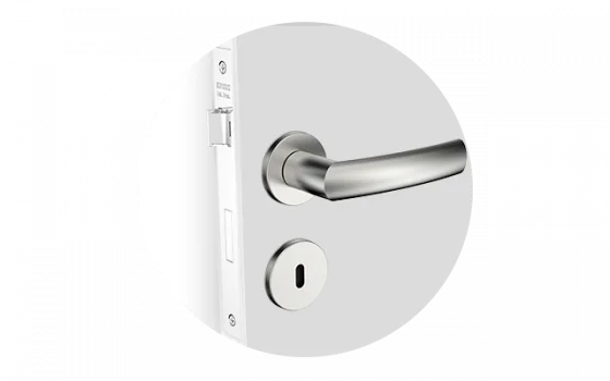 FECHADURA MALIBU RETA INT INOX ESC ROS38 55X70 - Soprano