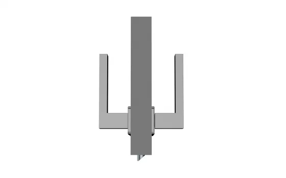 FECHADURA BALI RETA BAN INOX POLIDO ROS24 55X70 - Soprano