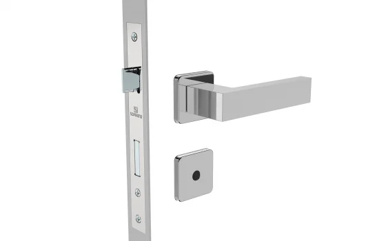 FECHADURA BALI RETA BAN INOX POLIDO ROS24 55X70 - Soprano